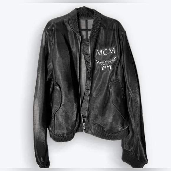 MCM Men's Mesh Bomber Jacket - Picture 2 of 9